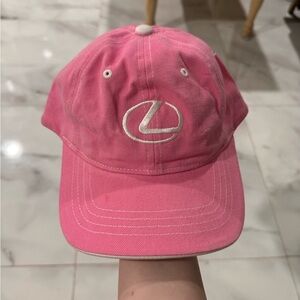 Women’s pink Lexus hat, one size, adjustable strap